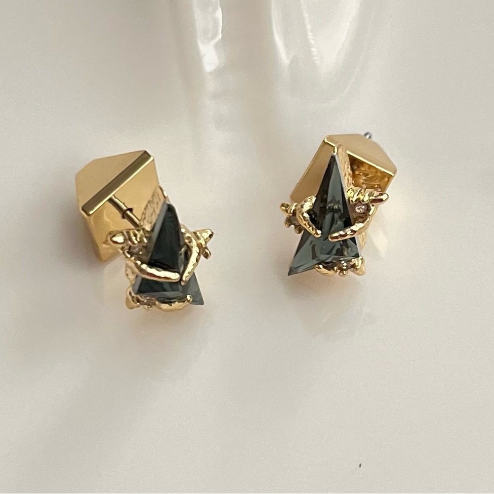 Alexis Bittar Crystal Stud Earrings